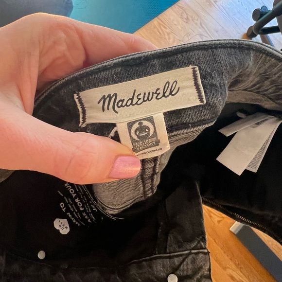 Madewell The Curvy Perfect Vintage Jean 31 Lunar Wash Black - Picture 4 of 6